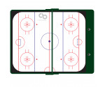 Green Hockey Clipboard
